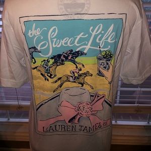 White Lauren James short sleeve tee.